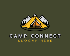 Forest Mountain Camp logo design