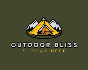 Forest Mountain Camp logo design