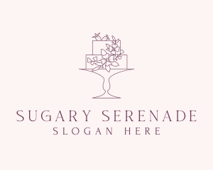 Floral Dessert Cake logo