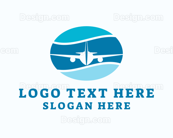 Travel Airplane Aviation Logo