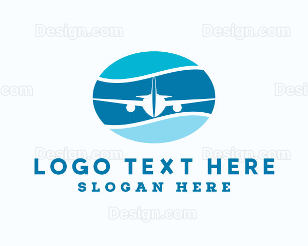 Travel Airplane Aviation Logo