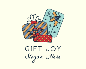 Holiday Gift Decoration logo design