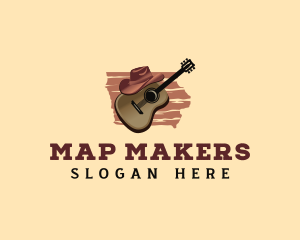 Iowa Folk Music logo design