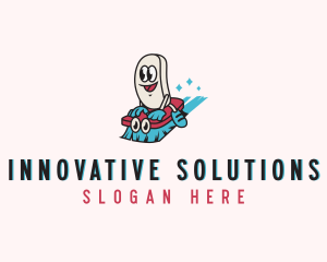 Sanitation Cleaning Soap Logo