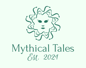 Medusa Face Mythology  logo