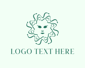 Medusa Face Mythology  logo