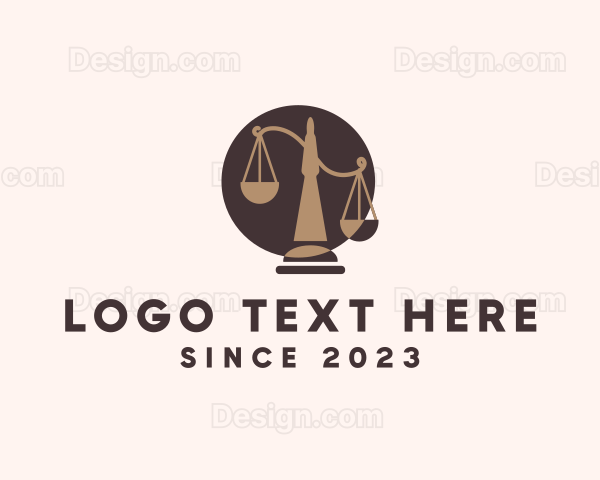 Legal Office Scale Logo