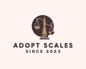 Legal Office Scale logo design