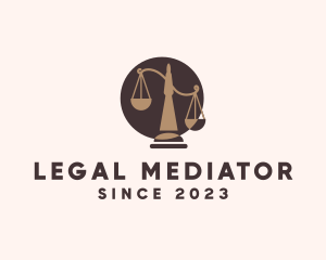 Legal Office Scale logo design