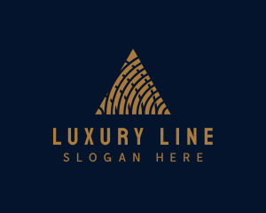 Luxury Deluxe Pyramid logo design