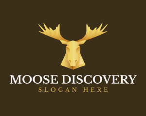 Golden Moose Antler logo