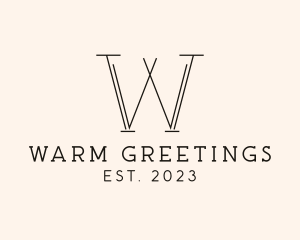 Letter W Boutique logo design