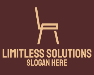 Brown Wooden Chair Logo