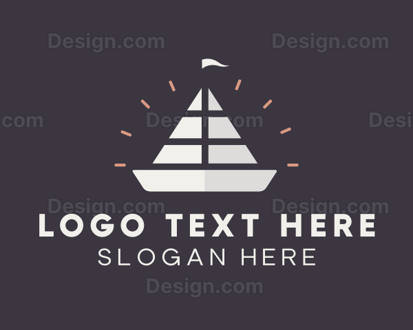 Sailing Sailboat Ship Logo