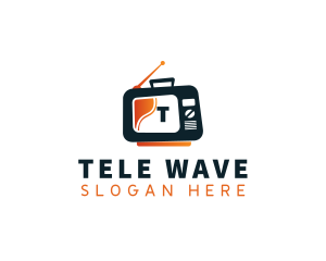 Retro Television Channel Show logo design