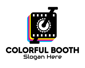 Photo Booth Printer logo design