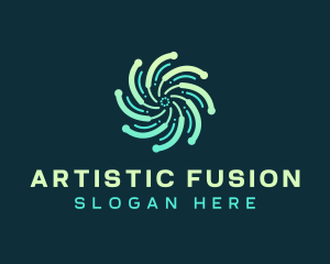Abstract Motion Tech logo
