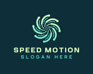 Abstract Motion Tech logo