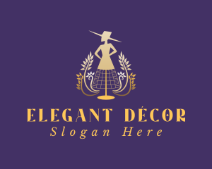 Elegant Mannequin Fashion Logo