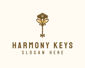 House Residence Key logo design