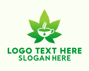 Marijuana Leaf Cafe  Logo