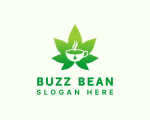 Marijuana Leaf Cafe  logo design