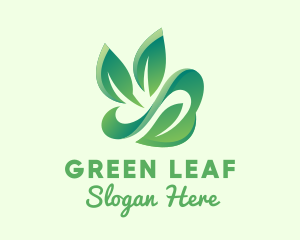 Eco Forest Leaf logo