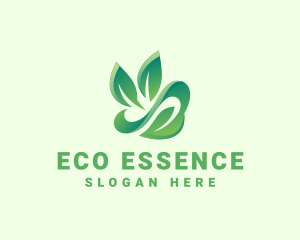 Eco Forest Leaf logo design