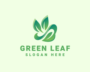 Eco Forest Leaf logo design