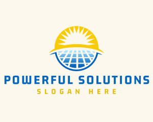 Solar Energy Sun logo design