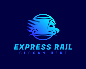 Express Truck Transportation logo design