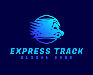 Express Truck Transportation logo design