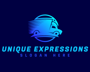 Express Truck Transportation logo design