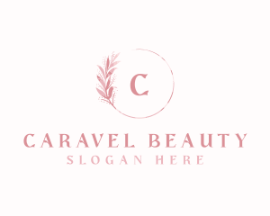 Floral Wreath Leaf logo design