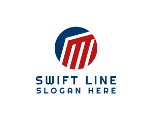 Modern Business Lines logo design