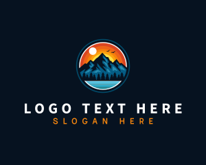 Outdoor Sunset Mountain logo