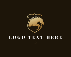 Horse Shield Equestrian Logo