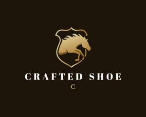 Horse Shield Equestrian logo design