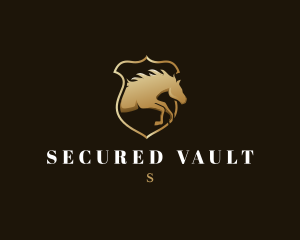 Horse Shield Equestrian logo design