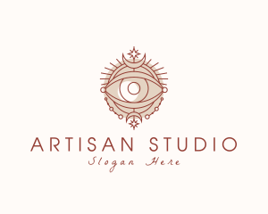 Astrological Fortune Telling Eye logo design