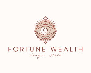 Astrological Fortune Telling Eye logo design