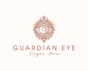 Astrological Fortune Telling Eye logo design