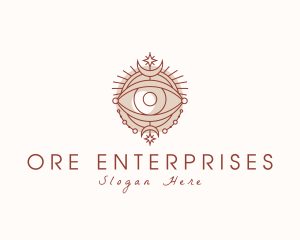 Astrological Fortune Telling Eye logo design