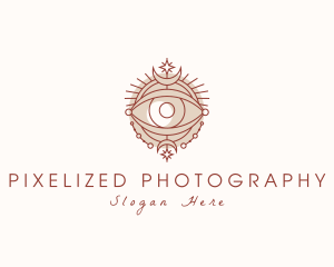 Astrological Fortune Telling Eye logo design