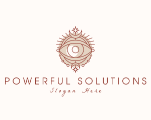 Astrological Fortune Telling Eye logo design