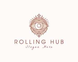 Astrological Fortune Telling Eye logo design