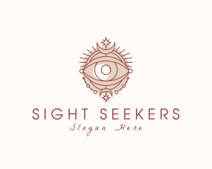 Astrological Fortune Telling Eye logo design