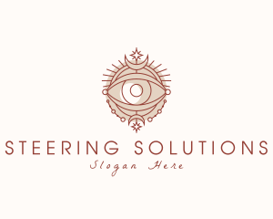 Astrological Fortune Telling Eye logo design