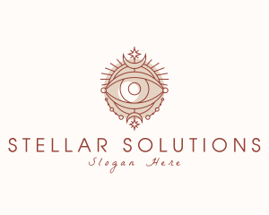 Astrological Fortune Telling Eye logo design