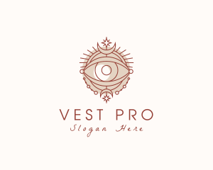 Astrological Fortune Telling Eye logo design